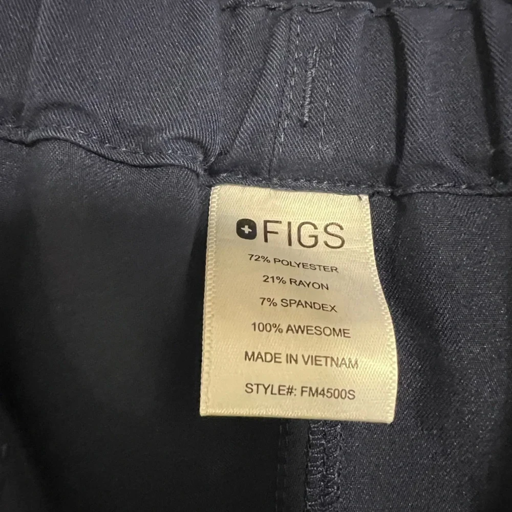 Figs Pisco Basic Scrub Pants Size Men’s L/S(Large Short) Color Navy Blue